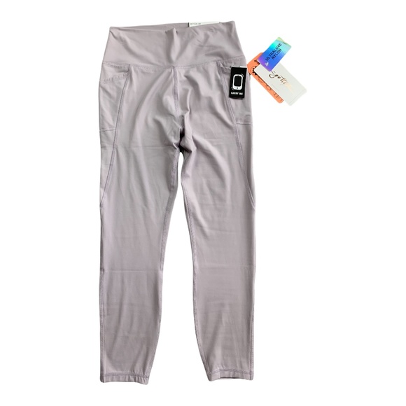 NWT K by Gottex women's lavender leggings slimming contour size Medium - Picture 1 of 3